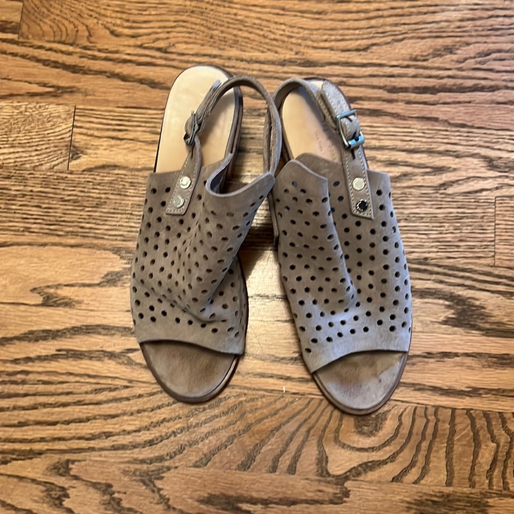 rag & bone Brown Perforated Sandals